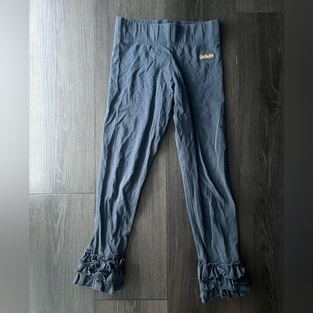 Size 8 Navy Matilda Jane Ruffle pants